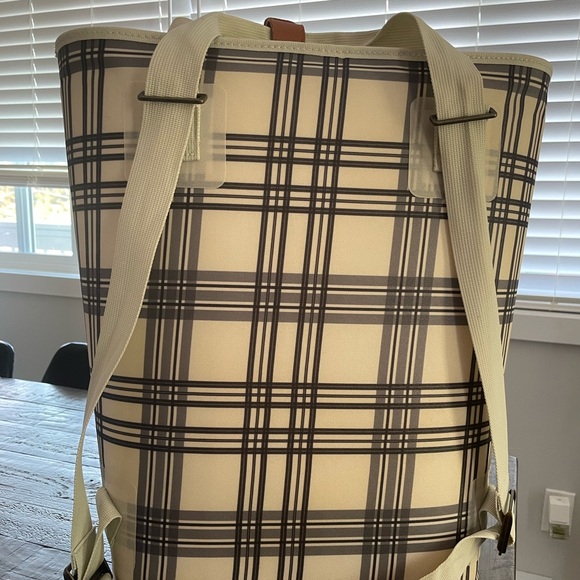 Hearth and Hand by Magnolia plaid backpack cooler. - Picture 1 of 3